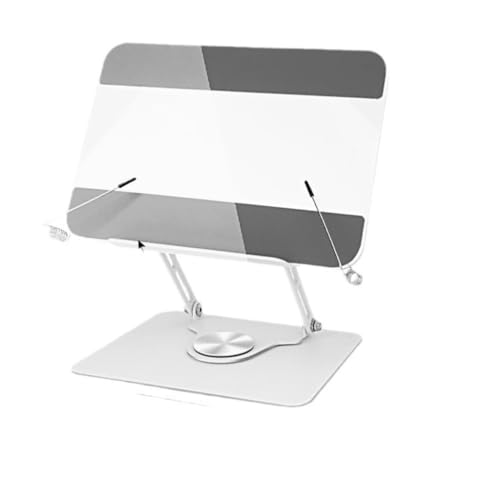 Support de lecture rotatif 360 réglable en acier au carbone