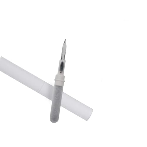 多機能イヤホン掃除道具 ホン クリーニングペン クリーニンイヤホン掃除クリーニングブラシ、AirPods イヤホン対応/補聴器/双頭設計、コンパクト 汚れ落とし 持ち運び便利(ホワイト)