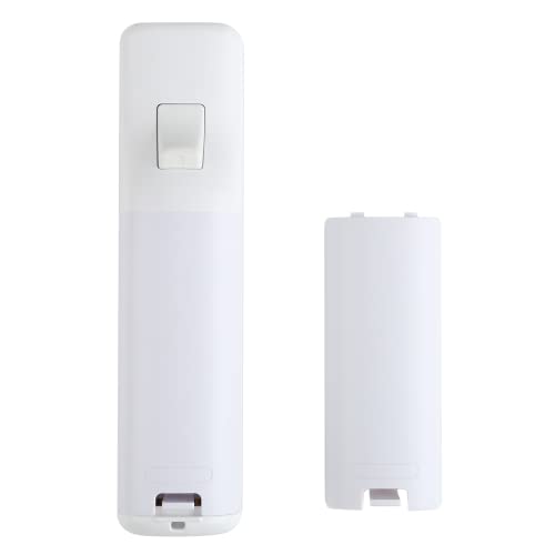 Image of Trenro Wii Remote Controller Battery Cover, 2 Pack Back Cover Replacement for Nintendo Wii U Remote - White