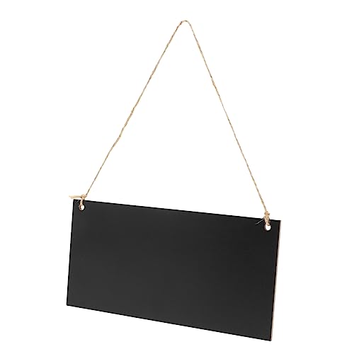 DOITOOL 2Pcs Chalkboard Wall Hanging Message Board for Home Decor Reusable DIY Welcome Sign for Parties and Festive Occasions