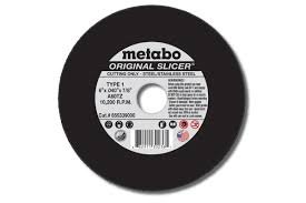 6 X .04 X 7/8 Original Slicer Cutoff Wheel, Type 1, 50/PK by Metabo - Used condition - US$64.89