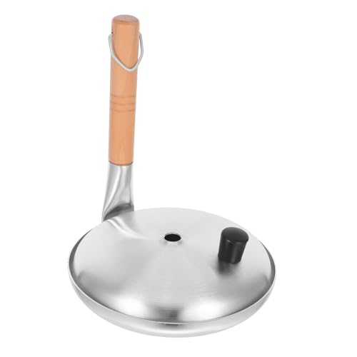 Ipetboom Sartén Oyakodon Antiadherente Tapa de Aluminio Sartén para Huevos y Pancakes con Mango Vertical para Cocina de Inducción y Comida para Bebés