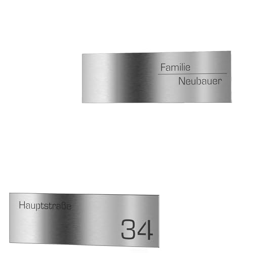 Plaque de boîte aux lettres personnalisée avec numéro de maison