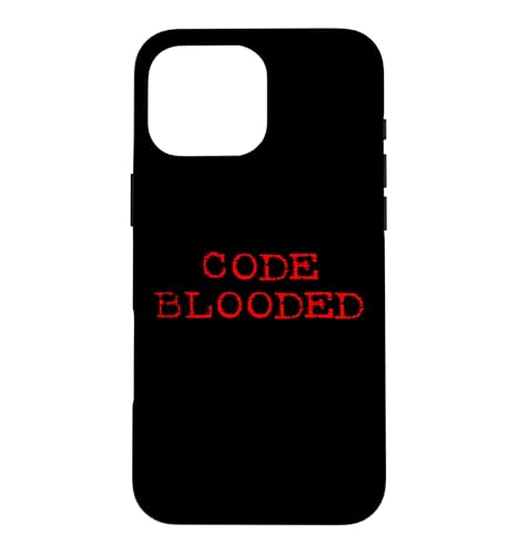 Code Blooded �R���s���[�^�[ �v���O���~���O �R�[�_�[ �R�[�h�� �X�}�z�P�[�X iPhone 16 Pro Max �p