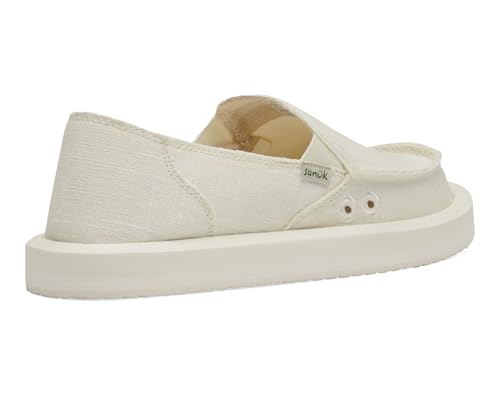 Image of Sanuk Womens Donna Soft Top Hemp Loafers | Womens Shoes | Slip On Shoes for Women | Women's Slip-on Loafers | Memory Foam Footbed