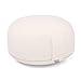 Bodhi Meditationskissen Rondo ECO | Yogakissen mit Bio Dinkelfüllung | Bezug aus 100% Baumwolle | Waschbarer Bezug mit praktischer Trageschlaufe | Höhe 20 cm (Natur)