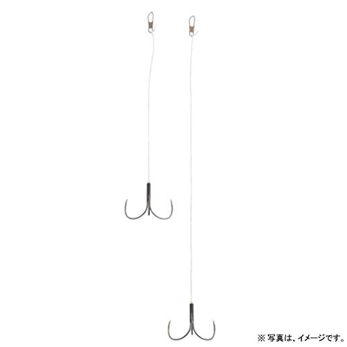 ダイワ(DAIWA) スペアトリプルフック ハリス付 M オレンジ カットウフグ仕掛け用 D-MAX 059787 釣り針