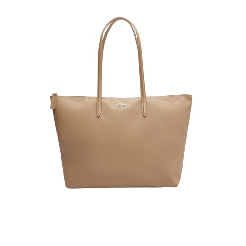 Lacoste Women's L.12.12 Concept Large Shopping Tote Bag, Ochre, One Size