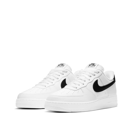 Image of Nike Air Force 1 Men's Sneakers, White Black, 7