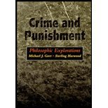 Crime and Punishment: Philosophic Explorations 0534542492 Book Cover