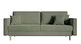Photo Gallery selsey valico - divano letto per 3 persone con funzione sonno, 230 cm, colore: verde oliva Photo Gallery selsey valico - divano letto per 3 persone con funzione sonno, 230 cm, colore: verde oliva