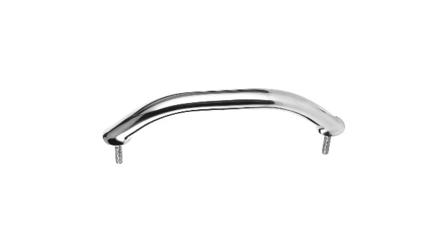 Xingbailong Marine Acciaio Inox Corrimano Barca Yacht Grab Lucido Heavy Duty Maniglia ovale con flangia e doppia estremità borchie 8-5/8