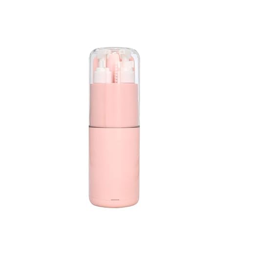 6-in-1 Travel Essential Kit – All-in-One Leakproof Toiletry Organizer | Portable, Refillable, TSA-Approved (Pink)-image-44