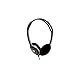 V7 HA310-2EP AURICULAR Y Casco Auriculares DIADEMA Negro, Plata