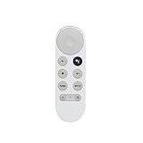 Silicone Case Cover for Google Chromecast 2020 Voice Remote, Silicone Protective Cover TV Voice Remote Control Protective Shell (White) -  Dwdzey