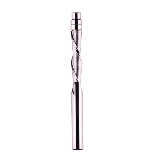 Image of Jiiolioa XX2133 Spiral Flush Trim Router Bit 1/4-Inch shank Down Cut 1/4"x1-3/8"x1/4"x3"