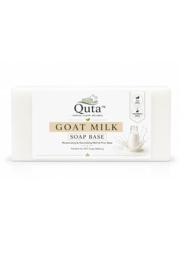 Image of Goat Milk Glycerin Soap Base 500 g | Creamy Melt & Pour Base for DIY Handmade Soap Making | Natural Moisturizing, SLS SLES & Paraben Free