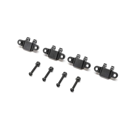 TLR314009 Support Amortisseur Inférieur Alu Noir Mini LMT