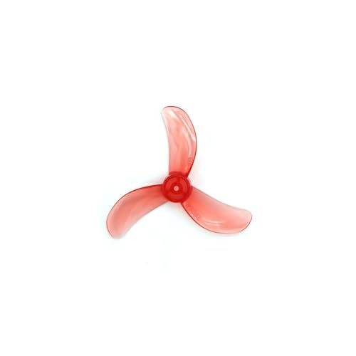 Hélice 1608-3 rouge en PC renforcé pour mini drone FPV