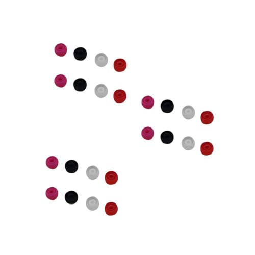 Gogogmee 3sets Concert Ear Plugs Silicone Gel Earmuffs Noise Cancelling Earplugs for Headphones in-Ear Earphone Protection 3 Sizes (s m L) 8pcs*3 Random Color