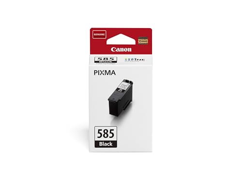 Canon PG 585 Cartouche d’Encre Noire Pigmentée d’Origine Imprimez Jusqu’à 180 Pages – Compatible PIXMA TS7650i / TS7750i