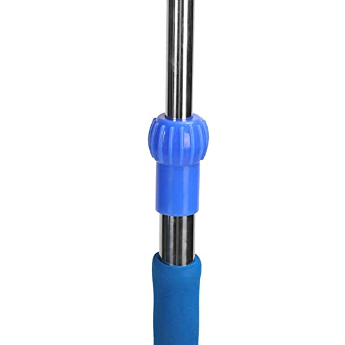Poteau de support IV en acier inoxydable réglable avec base triangulaire