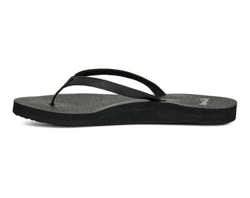 Image of Sanuk Yoga Joy Womens Flip Flops | Yoga Mat Footbed | Sandals for Women | Womens Yoga Sandals | Women's Beach Sandals