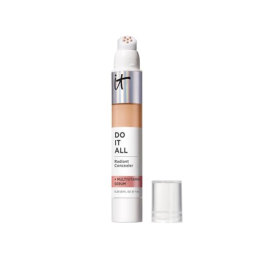 IT Cosmetics Do It All Radiant Concealer ­­– Makeup Concealer – Hydrate & Brighten – Creaseless Medium Coverage & Radiant Finish ­­– Niacinamide & Hyaluronic Acid - Medium Neutral, 0.2 Fl Oz