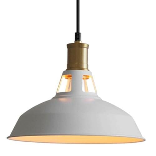 Lampe suspendue style industriel vis en métal foncé lustre créatif pour plafond café