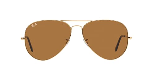 Image of Ray-Ban RB3025 Metal Aviator Sunglasses + Vision Group Accessories Bundle