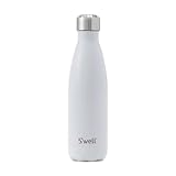 S'well Stainless Steel Water Bottle, 17oz, Angel Food, Triple Layered Vacuum Insulated Containers Keeps Drinks Cold for 36 Hours and Hot for 18, BPA Free, Perfect for On the Go