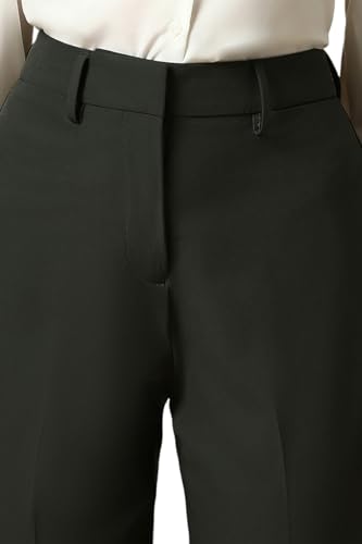 Image of Allen Solly Women's Slim Fit Mid Rise Trouser