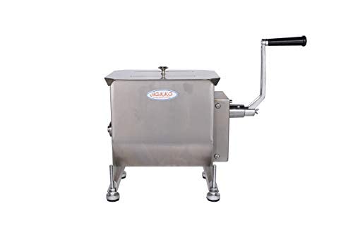 Hakka 15-Pound/7.5-Liter Capacity Tank Stainless Steel Manual Meat Mixers (Mixing Maximum 15-Pound For Meat) #TOP2