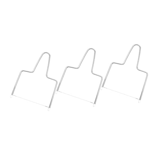 Cabilock 3Pcs Stainless Steel Cheese Slicer Handheld Butter Cheese Cutting Tool for Precise Slices Ergonomic Design for Easy Use for Kitchen and present Giving