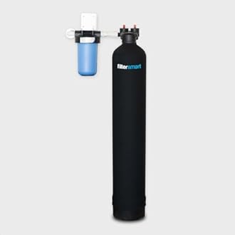 Filtersmart Whole House Water Filter System, Filters Chlorine & Sediment Filtration for 1-3 Baths, 12 GPM, 1 Million Gallons