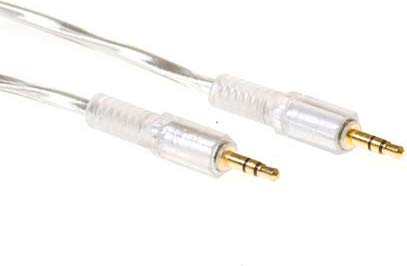 audio Stereo 3 x 1 5 M 3 x 1 mm 5 mm M-cables (audio mâle/mâle transparent 3,5 mm)