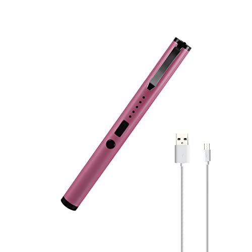 Magicutlery Pink Mini Stun Gun And Shock Pen Stun Gun Flashlight Less Lethal Tazor Ungun Self Defense For Women Men #TOP2