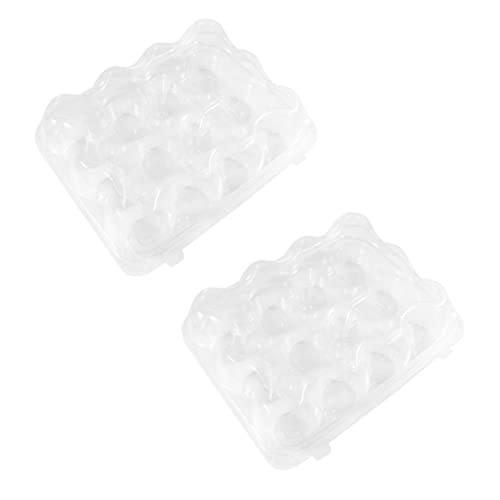 Garneck 2pcs Multi-compartment Cupcake Container Versatile Bakery Box for Mousse and Desserts for Catering Parties and Dessert Shops Safe and Practical Design