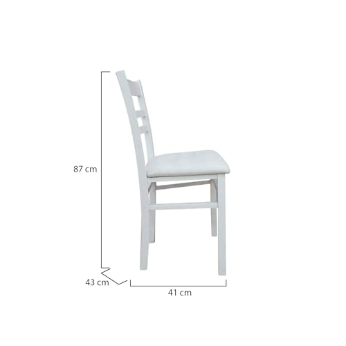 Chaise classique en bois stable et confortable pour éviter le mal de dos