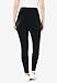 Woman Within Women's Plus Size Stretch Cotton Legging - 4X, Black