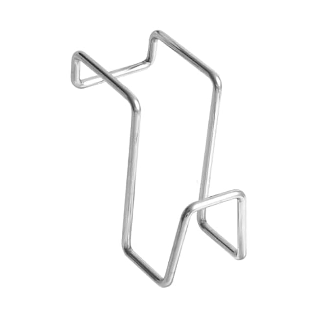 Sponge Holder for Kitchen Sink Organization, Metal Hanging Sponge Caddy for Sink Edge, Compact 2.76x2.87 Inch Dish Sponge Rack for Kitchen or Bathroom