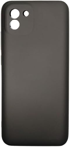 Slim black TPU/silicone case compatible with Samsung Galaxy A03