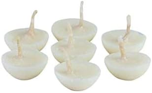 Eclectic home E Home Pure Desi Ghee Batti/Pure Cow ghee Ghee Wicks/Readymade Ghee Cotton Wicks/Diya Batti/Puja Batti/Jyot Batti for Pooja (Pack of 1)/30 Days Pack 135gm