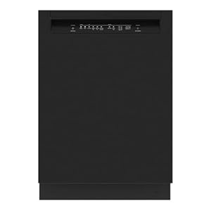 Bosch SHE3AEM6N 50 dBA 100 Series Black Front Control Smart Built-In Hybrid Dishwasher