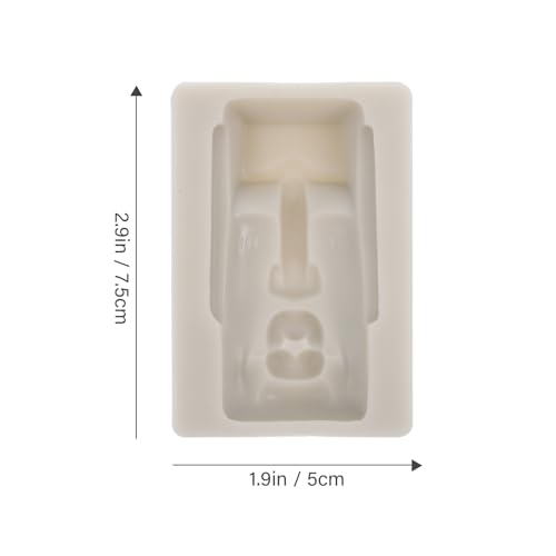 Moule statue de Moai en silicone pour modelage argile et gâteaux
