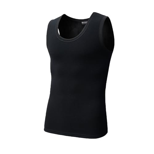 Thermal Tank Top Men Cotton Winter Warm Fleece Lined Underwear Sleeveless Vest Undershirt Winter Warm Thermal Tanks2
