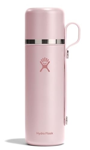 Hydro Flask Thermoskanne & Becher – Isolierter Edelstahl, Reisebehälter für Heißgetränke für Kaffee & Tee, 800 ml, Trillium Pink