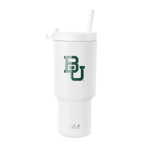 Image of Simple Modern Baylor Bears Tumbler with Straw | 30oz | Collegiate
