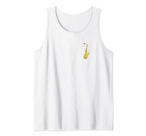 Funny Bigfoot Sasquatch Sax Player Lo siento I Tooted (2 caras) Camiseta sin Mangas