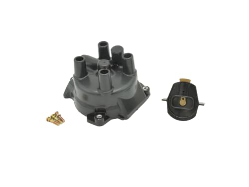Formula Auto Parts DCR15 Distributor Cap and Rotor Set - Compatible with Nissan 200SX, Frontier, Lucino, Pickup, Sentra, Tsubame, Tsuru & Xterra